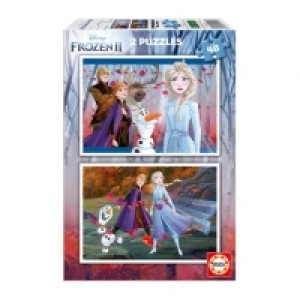 Educa Borrás - Frozen - Pack Puzzles 2x48 Piezas Frozen 2