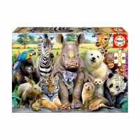 Toysrus  Educa Borrás - Foto de Clase Animales - Puzzle 300 Piezas