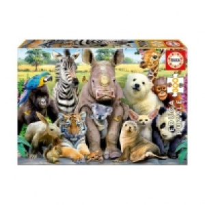Educa Borrás - Foto de Clase Animales - Puzzle 300 Piezas