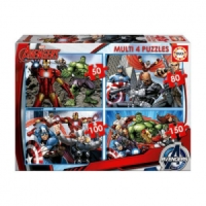 Toysrus  Educa Borrás - Los Vengadores - Pack 4 Puzzles