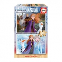 Toysrus  Educa Borrás - Frozen - Pack Puzzles 2x50 Piezas Frozen 2