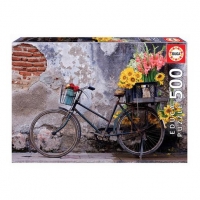 Toysrus  Educa Borras - Bicicleta con Flores - Puzzle 500 Piezas