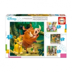Educa Borrás - Personajes Disney - Pack 4 Puzzles Progresivo 8.99 €