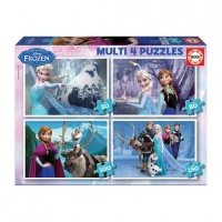 Toysrus  Educa Borrás - Frozen - Multi 4 Puzzles 50-80-100-150 Piezas