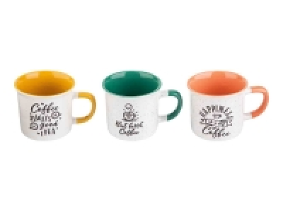 Lidl  Tognana Juego de 3 tazas de café 390ml