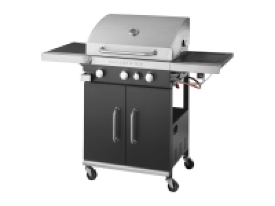 Grillmeister barbacoa de gas 3 llamas y 4 zonas cocción 274.99 €