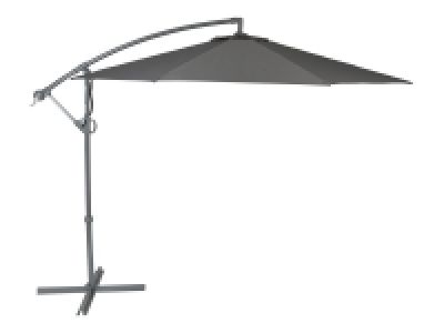 Sombrilla con soporte lateral y manivela