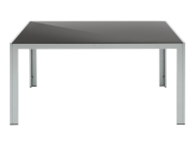 Lidl  Mesa de aluminio gris para jardín