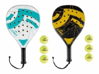 Pala de pádel con accesorios