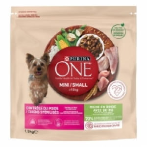 Carrefour  Pienso de pavo y arroz para perro adulto Mini Purina One Wei