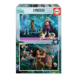Educa Borrás - Raya y el Último Dragón - Pack puzzles 2x100