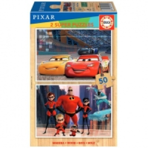 Toysrus  Educa Borrás - Cars y Los Increíbles Pack Puzzles 2x50 Pieza