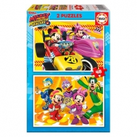 Toysrus  Educa Borras - Mickey y Los Superpilotos - Puzzle 2x48 Pieza