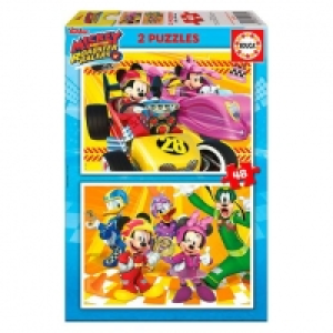 Educa Borras - Mickey y Los Superpilotos - Puzzle 2x48 Pieza