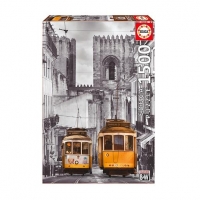 Toysrus  Educa Borrás - Barrio de la Alfama Lisboa - Puzzle 1500 Piez