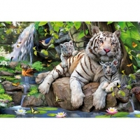 Toysrus  Educa Borrás - Puzzle 1000 Piezas - Tigres Blancos de Bengal