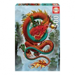 Educa Borrás - El dragón de la buena suerte - Puzzle 500 pie