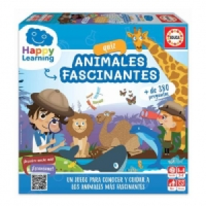 Educa Borrás - Quiz Animales Fascinantes - Juego de mesa Hap