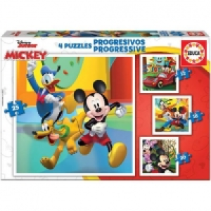 Educa Borrás - Pack 4 puzzles progresivos Mickey and Friends 10.99 €