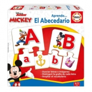 Educa Borrás - El abecedario - Juego de mesa Mickey and Frie