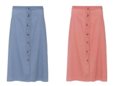 Falda de lino abotonada para mujer 7.99 €
