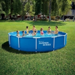 Piscina tubular redonda 457 x 84 cm con depuradora