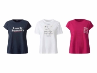 Lidl  Camiseta de algodón puro para mujer