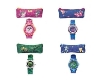 Lidl  Reloj de pulsera infantil con estuche a juego