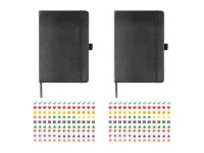 Pack 2 Libretas negras A6 cuadriculadas