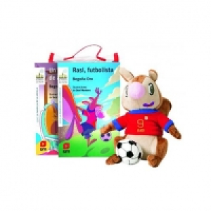 Toysrus  Pack La ardilla Rasi con peluche futbolista