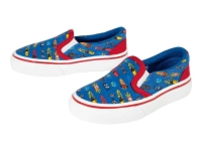 Zapatillas infantiles tipo mocasines azules