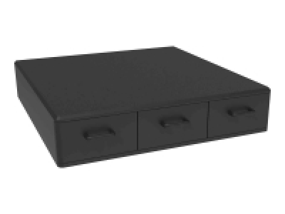 Cajón para cápsulas de café con 3 cajones