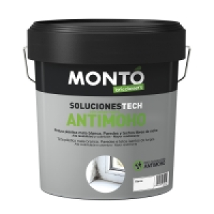 PINTURA PLÁSTICA MATE CON ANTIMOHO BLANCA 12L