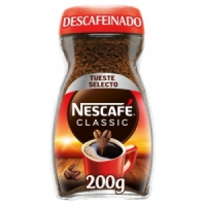 Carrefour  Café soluble natural descafeinado Nescafé 200 g.