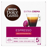 Carrefour  Café espresso intenso descafeinado en cápsulas Néscafe Dolce