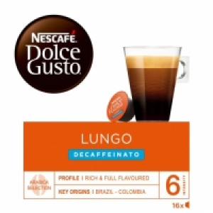 Carrefour  Café lungo descafeinado en cápsulas Nescafé Dolce Gusto 16 u