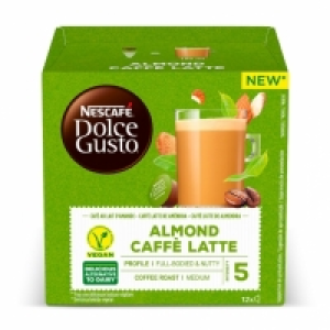 Carrefour  Café latte almendra en cápsulas Nescafé Dolce Gusto 12 cápsu