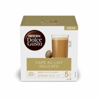 Carrefour  Café con leche delicato en cápsulas Nescafé Dolce Gusto 16 u