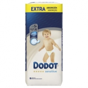 Toysrus  Dodot - Pañales Sensitive Extra T5+ (12-17 kg) 48 Unidades