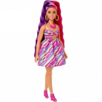 Toysrus  Barbie - Muñeca Totally Hair - Vestido y accesorios flores