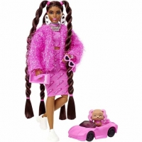 Toysrus  Barbie - Muñeca Extra - Conjunto logo Barbie Años 80