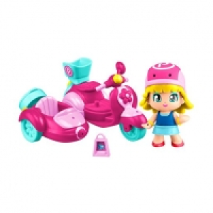 Toysrus  Pinypon - Pack Figura y Moto con Sidecar