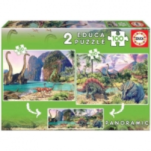 Educa Borrás - Dino World Pack Puzzles 2x100 Piezas 7.69 €