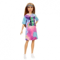 Toysrus  Barbie - Muñeca Fashionista - Vestido Teñido
