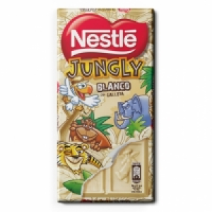 Carrefour  Chocolate blanco con galleta Nestlé Jungly 125 g.