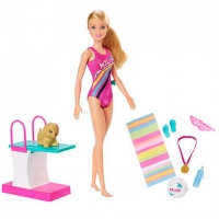 Toysrus  Barbie - Muñeca Nada y Bucea