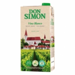 Carrefour  Vino blanco de mesa Don Simón brik 1 l.