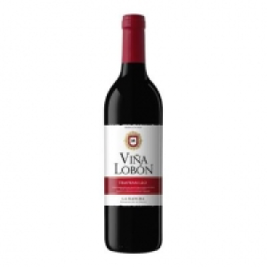 Carrefour  Vino D.O. Mancha tinto tempranillo Viña Lobón 75 cl.