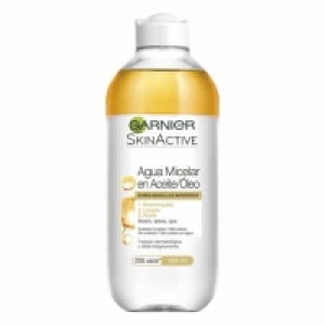 Carrefour  Agua micelar en aceite Skin Active Garnier 400 ml.