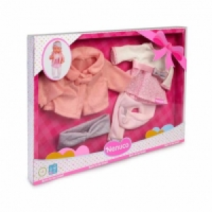 Toysrus  Nenuco - Ropita de Paseo 4 piezas Rosa 35 cm